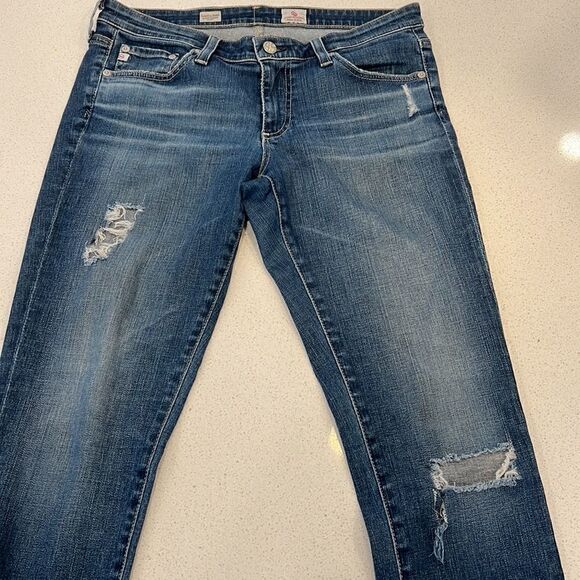 Women’s AG Distressed Jeans - Picture 3 of 10